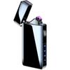 Encendedor de cigarrillos electrónico de pulso USB de carga, inducción inteligente personalizada, transfronterizo, iluminación LED para exteriores, encendedor de cigarrillos transfronterizo