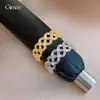 Anillo Abierto de Flor Hueca con Circonita Bañado en Oro Real de 18K Anillo de Nicho de Alta Gama Joyería de Moda de Lujo Ligero para Mujeres