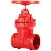 Válvula de compuerta con vástago oculto de sujeción para hidrante de incendios Z85X Tubería galvanizada Plato de compuerta de ranura de sello blando Interruptor DN100150