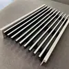 Rejilla de Ventilación de Aire Acondicionado de Aleación de Aluminio/ABS Extendida Ultraestrecha Empotrada Sin Marco Persiana de Retorno de Aire