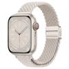 Correa de Reloj Magnética Trenzada de Doble Bucle para Cintura Delgada Adecuada para Apple 9 10 iWatch S11 Pulsera Magnética de Nylon