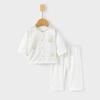 Ropa de Casa para Bebé Recién Nacido Traje de Top Delgado Algodón Fantasía Ultradelgado Verano Pantalones para Niños Flor Quemada Aire Acondicionado para Bebé