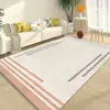Sofá Nórdico Avançado Moderno Luxo Leve Casa Sala de Estar Simples Mesa de Centro Tapete Grande Quarto Lateral Tapete Casamento
