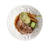 Tazón de sopa de cerámica con diseño de roca, tazón tipo cubo, tazón con forma de cubo, tazón para ensalada de frutas, tazón para fideos, vajilla de hotel premium destacada