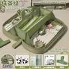 Estilo Ins Estuche Súper Gran Capacidad Caja de Papelería de Aspecto Elegante para Niñas Estuche para Niños de Secundaria Estuche Volcán