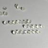 Luar branco natural facetado pontiagudo pedra da lua branca redonda 1MM-5MM pedra de jóias