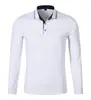 Camisa polo de piqué de manga larga para primavera y otoño con un diseño simple y versátil, disponible para venta al por mayor directamente del fabricante, estilo unisex