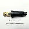 Máquina de solda cabo de solda fio plugue rápido conector macho e fêmea soquete dkj10-25 35-50 50-70 plugue rápido europeu