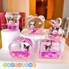 Adorno pequeño de pez marino acrílico, llavero de pez de océano, colgante creativo de botella de arena líquida de pez payaso, decoración de bolsa al por mayor