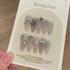 Mini accesorios para uñas de azúcar cuadrados pequeños, red de diamantes, venta caliente, color rojo, largo, ángulo recto, roca de caramelo, accesorios para uñas de diamantes, venta al por mayor