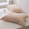 Toallas de Almohada de Algodón Puro Estilo Antiguo, un Par, Anti-Aceite, Toallas de Almohada de Algodón de Alta Calidad, Universales para Todas las Estaciones, Almohadillas Antideslizantes para Almohadas