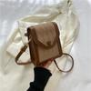 Bolsa Feminina Estilo Coreano Outono e Inverno 2022 Bolsa Feminina Pequena Quadrada de Menina Bolsa de Ombro Colorida Bolsa Transversal Feminina Bolsas Macias