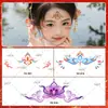 Pegatinas Faciales Brillantes de Año Nuevo, Pegatinas de Tatuaje Coloridas, Pegatinas para la Frente de Niños, Lindas Pegatinas de Nochevieja, No Tóxicas, Fáciles de Limpiar, Alto Valor Estético