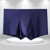 Roupa Íntima Masculina Nova de Seda Gelada de Verão Boxer Masculino Fino Sem Marcas Boxer Respirável para Jovens