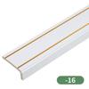 Listón Decorativo de Techo para Sala de Estar Estilo Chino Línea Sunline en forma de 7 Borde de Techo Secundario Línea L Canto Canto de Borde Color Madera