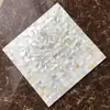 Mosaico de Conchas Parede de Banheiro Autoadesivo Borda de Azulejo Madrepérola Adesivo Decorativo DIY à Prova de Umidade