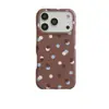 Capa de Celular para iPhone 17Promax com Bolinhas e Maçã em Cor Contrastante Estilo Simples Outono e Inverno Adequada para 16Promax Camada Dupla 15Proma