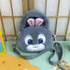 Nueva Bolsa de Peluche de Zootopia Judy Nick Zorro Bolso de Mano Moda Estudiante Bolsa de Maquillaje Venta al por Mayor
