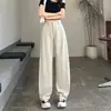 Jeans curvo de perna larga estilo americano para mulheres, novo modelo primavera-verão 2025, cintura alta, caimento solto, afina a silhueta, calça trendy reta de comprimento total