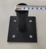 Mástiles Engrosados y Alargados, Bases de Columna, Accesorios de Fijación para Vallas de Bambú, Tienda de Fábrica de Bridas Huecas.