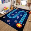 Tapete Inteiro de Desenho Animado Transfronteiriço para Sala de Estar Infantil com Pista de Fácil Cuidado Sofá Mesa de Centro Tapete de Chão Quarto Cobertor Quente de Cabeceira