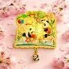 Série Original de Lanternas Luminosas do Panda de Chengdu Ímãs de Geladeira de Metal com Padrão de Panda Estilo Chinês Presente Cultural e Criativo Adesivos Magnéticos