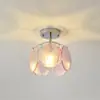Lámpara de Techo para Balcón Pasillo Estilo Retro Francés Murano Lujo Ligero Pasillo Medieval Vestidor Lámpara de Entrada