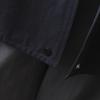 Jaqueta Trench Coat Preto para Mulheres com Design Sombrio de Nicho, Atitude Silhueta Estilo Japonês Transfronteiriço, Gola Redonda Solta Relaxada