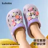 Zuecos de verano antideslizantes para interiores para niños y niñas, zapatos de playa para exteriores con diseño floral, sandalias para niños pequeños y mayores, venta al por mayor