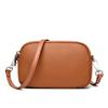 Design Minimalista de Nicho Moda Bolsa de Ombro Cruzada Bolsa de Armazenamento Bolsa para Fones de Ouvido Couro de Vaca de Primeira Camada Bolsa Quadrada Pequena Novo Modelo