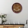 Relógio de Parede Europeu de Alta Qualidade Novo Redondo de Arte Decorativo Criativo Estiloso para Sala de Estar