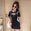 Vestidos de Verão da Moda para Meninas 2026 Novo Estilo Tendência para Crianças Maiores Estilo de Celebridade da Internet Street Style Vestidos Infantis Roupas de Verão