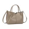 Bolso bandolera de piel de vaca de primera capa para mujer, bolso tote versátil, bolso de gran capacidad, verano, nicho de alta gama, cuero genuino, bolso para mujer