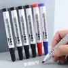 Caneta para quadro branco tinta preta à base de água marcador de quadro branco apagável líquido de recarga para quadros de escrita infantis, fácil de apagar e escrever
