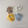 Novo chapéu de pescador de aba larga para crianças no verão, proteção solar, para meninos e meninas, tamanho grande, fino, respirável para uso externo, com proteção para o pescoço, chapéu de sol