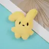Muñeco de Conejo de Peluche Lindo y Popular Conejo de Orejas Plegables de Dibujos Animados Adornos Pequeños Hechos a Mano DIY para Zapatos y Ropa de Niños