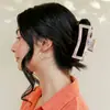 Tiktok Clips de Cabelo Quadrados Extra Grandes com Padrão de Mármore Transfronteiriços para Penteados Modernos, Adequados para Cabelos Grossos e Penteados Presos, Presilha Tubarão