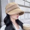 Chapéu Solto Estilo Coreano para Outono e Inverno Japonês para Mulheres, Chapéu Balde Versátil Britânico Casual e Elegante, Boné de Beisebol Equestre Quente