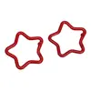 1 Llavero de Estrella de Cinco Puntas Pintado de Aleación Colorida Cadena para Llavero Hecha a Mano Accesorios de Joyería para Colgar en Bolsos Paquete de Materiales