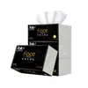 Jierou Black Colonia 150 Hojas Br060-18E-1 Paquete Papel de Tejido Tres Capas Resistente al Agua Pulpa de Madera Original