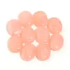 Contas Coloridas Acrílicas de Formato Irregular Jade Sintético Gradiente Duas Cores Oval Soltas Acessórios para Pulseira Colar Pingente DIY