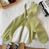Nuevo abrigo de terciopelo para bebé y niños, abrigo cálido para hombre y mujer, cárdigan con forro polar, cierre de cremallera, estilo dinosaurio, abrigo lindo, moda