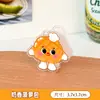 Clips Acrílicos Creativos con Temática de Comida, Clips Lindos de Doble Cara, Papelería para Estudiantes, Clips Pequeños para Guardar Exámenes, Clips Creativos de Hamburguesa de PP