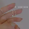 Pendientes pequeños de circonita con forma de gota de agua de diamante, elegantes, exquisitos, pequeños y combinables para mujer