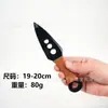 Obsidiana Cristal Natural Ópalo Cuchillo Hacha Espada Sin Filo Modelo Csgo Cuchillo Golpeado a Mano Cuchillo de Mena Wholesale
