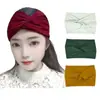 Producto Nuevo de Tienda: Diadema Ancha Estilo Cruzado para Mujeres Postparto, Color Sólido, Textura de Seda de Leche, Diadema Suave y Cómoda, Pañuelo para la Cabeza, Gorro