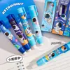 Goma de borrar retráctil creativa de astronauta con recambio, bolígrafo goma de borrar para estudiantes y niños, gomas de borrar de lápiz al por mayor