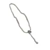 Collar Joyería Femenina Diseño de Nicho Sentido de la Moda Cadena para Clavícula Todo Fósforo Collar de Perlas Accesorios Producto Nuevo Cadena para Suéter sin Color