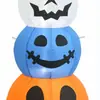 Modelo Inflable de Halloween, Adorno Inflable de Torre de Calabaza, Accesorios para Fiestas al Aire Libre, Modelo de Decoración Inflable para Patio