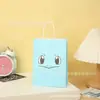 Nova Bolsa Quadrada Bonita de Desenho Animado Saco de Papel Kraft Saco para Embalagem de Levar Bolsa Tote Atacado